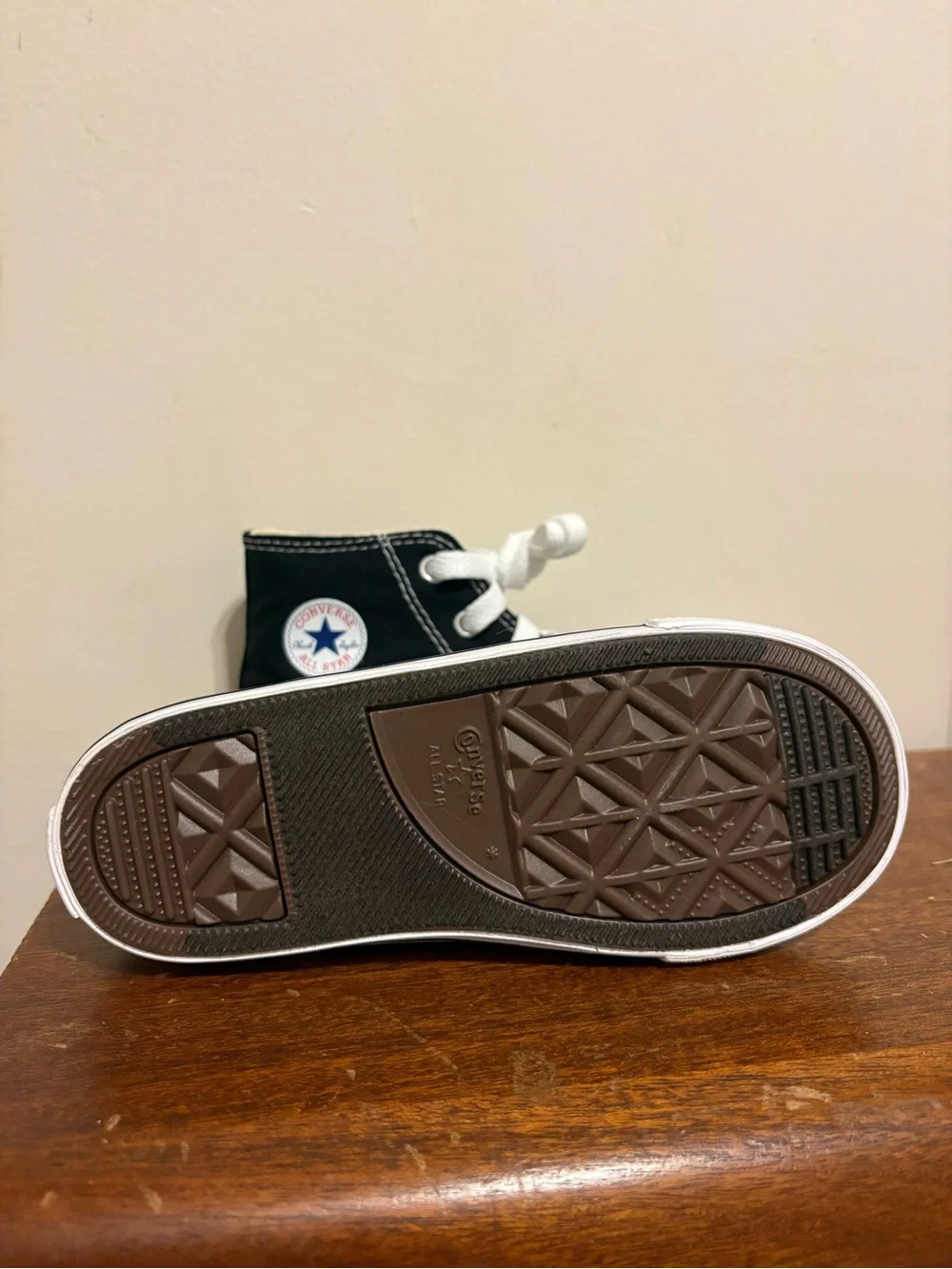 Converse Toddler Kids Black & White High Top Sneakers